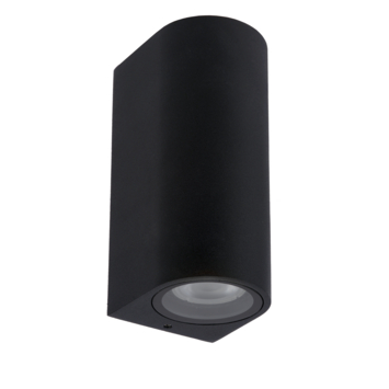 Lucide ZARO wandspot Buiten IP44 Zwart