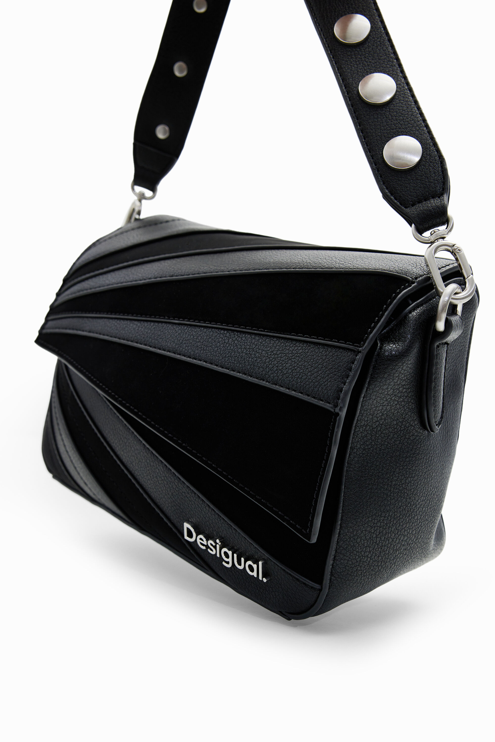 Bolsa com texturas em patch S