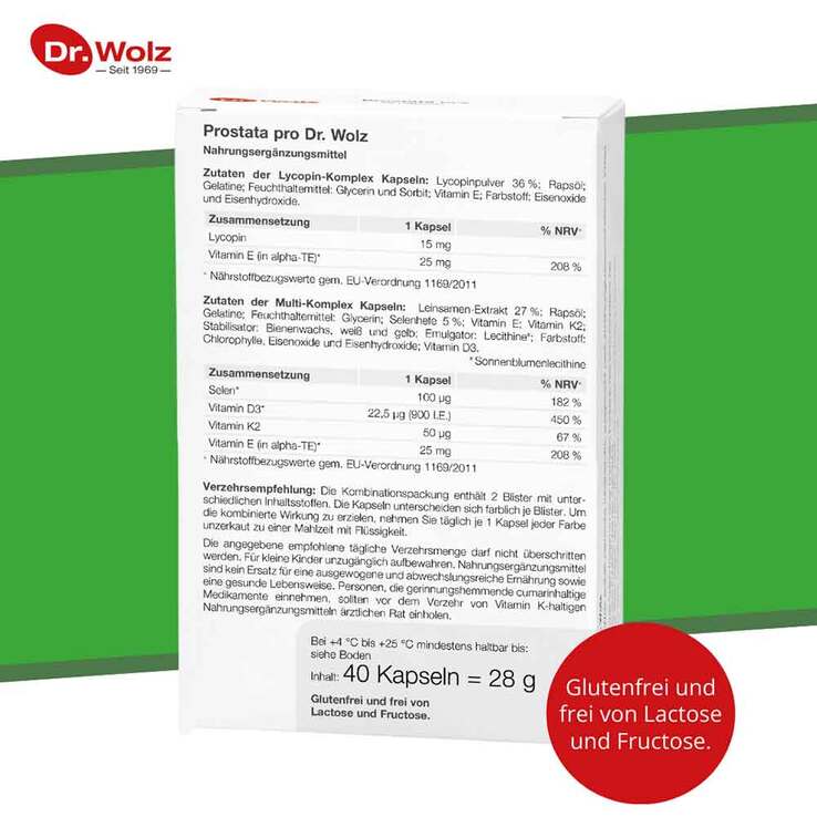 Prostata Pro Dr. Wolz Kapseln, 2X20 St