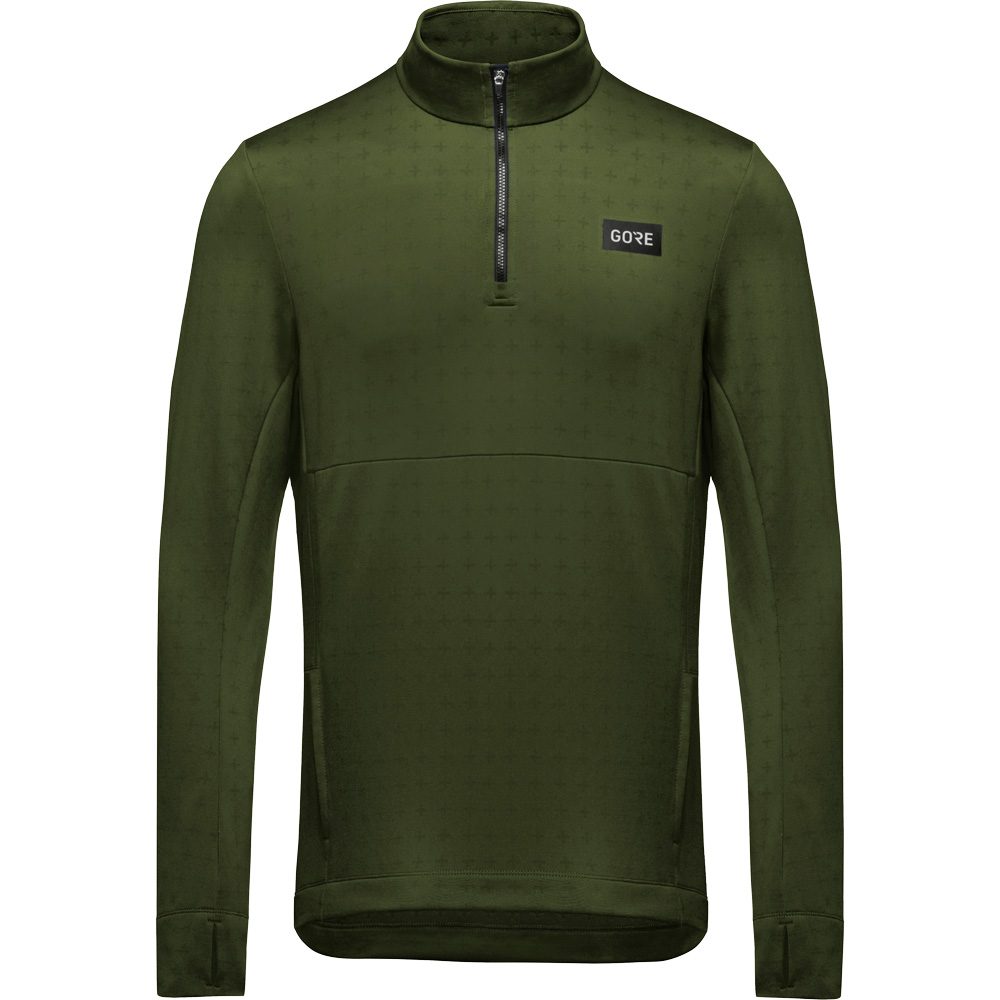 GOREWEAR Everyday Thermo 1/4-Zip Herren utility green