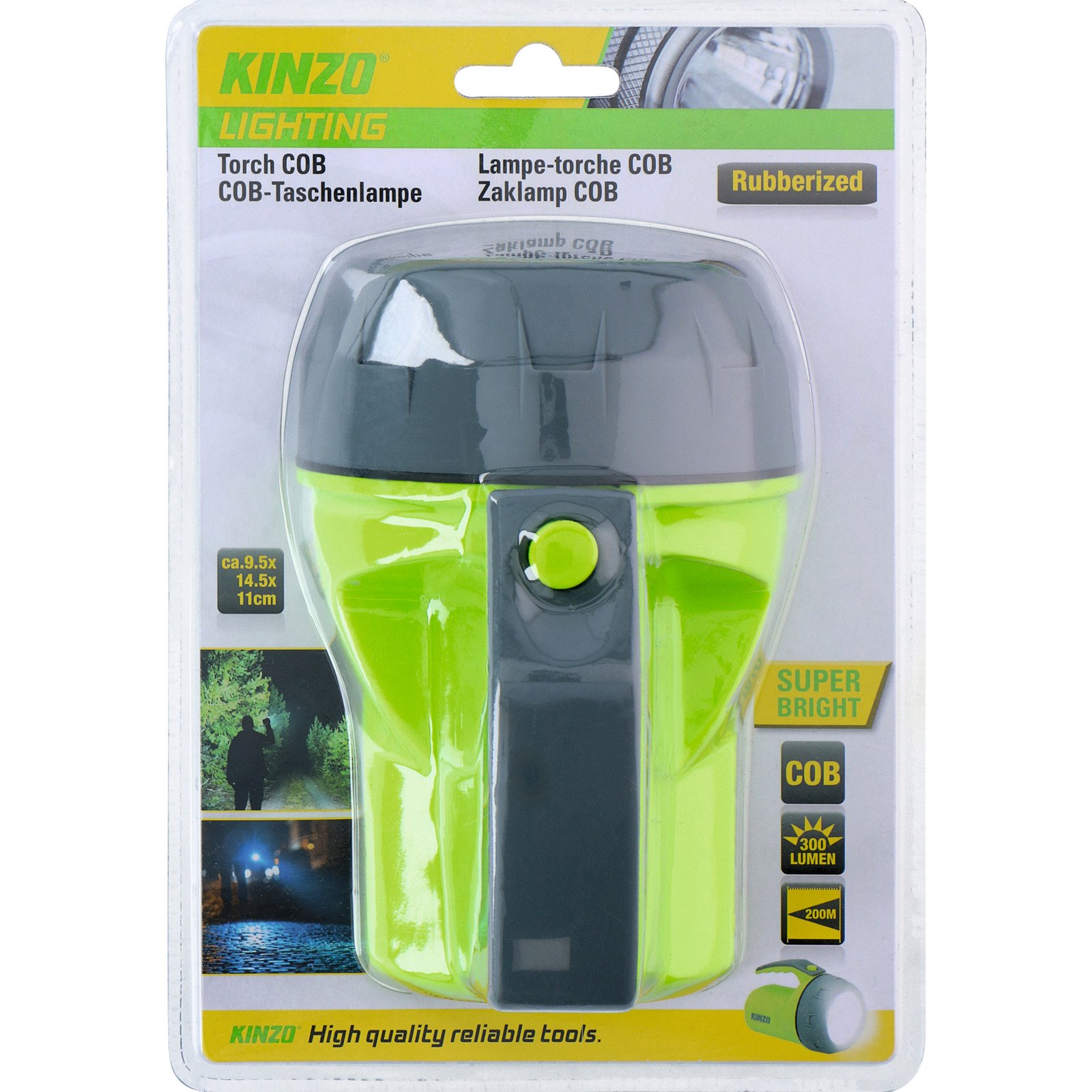 Kinzo Taschenlampe COB 3W