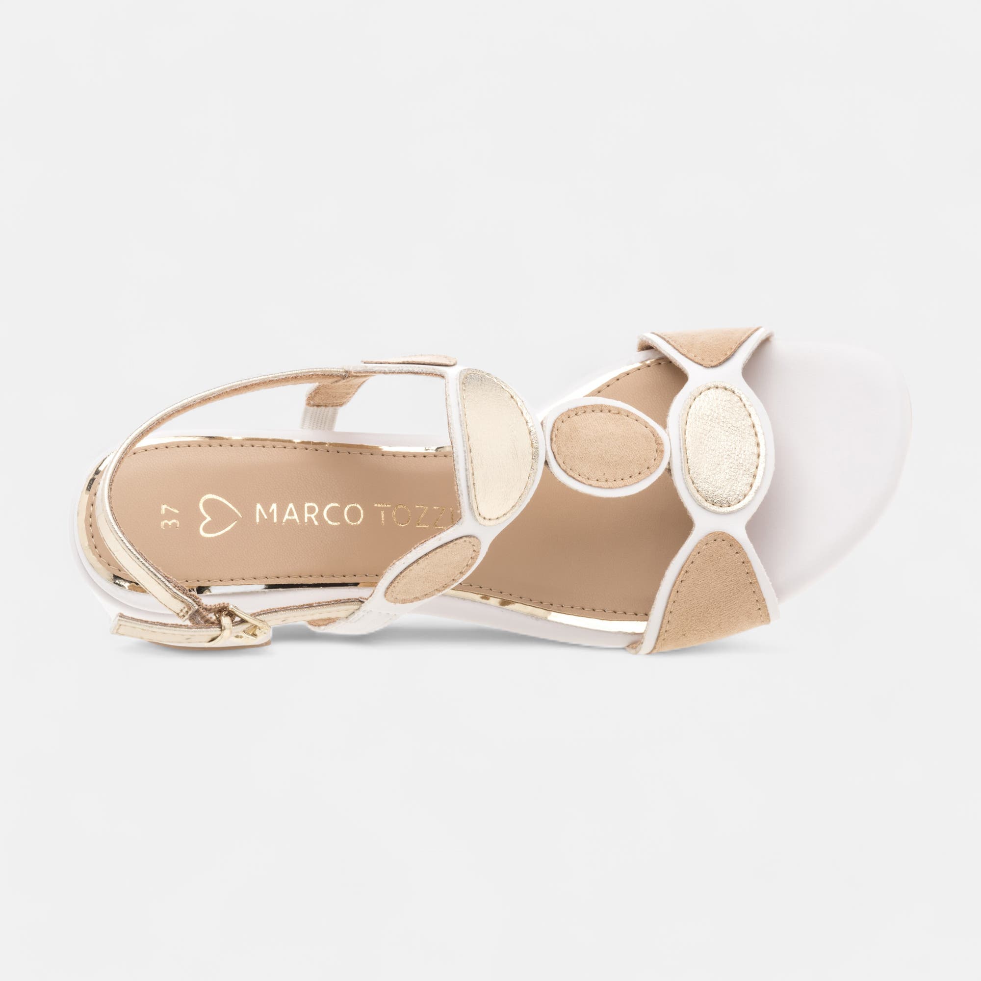 Nu-pieds Femme blanc