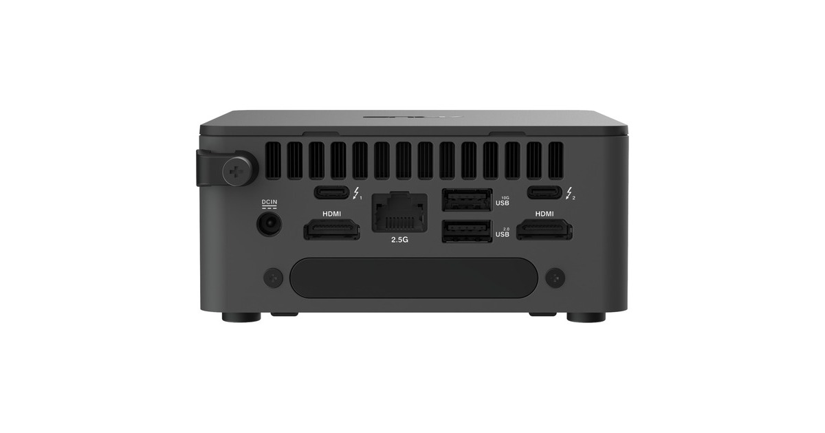 ASUSNUC 13 Pro Kit NUC13ANHi50002I barebone  (Zwart | Core i5-1340P | Iris Xe Graphics)