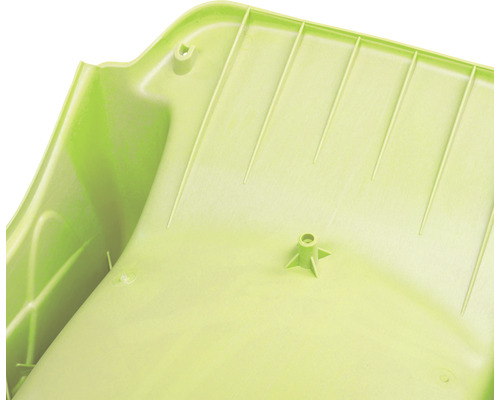 Kinderglijbaan, glijbaan zonder frame, axi Sky230 glijbaan met wateraansluiting, kunststof, groen