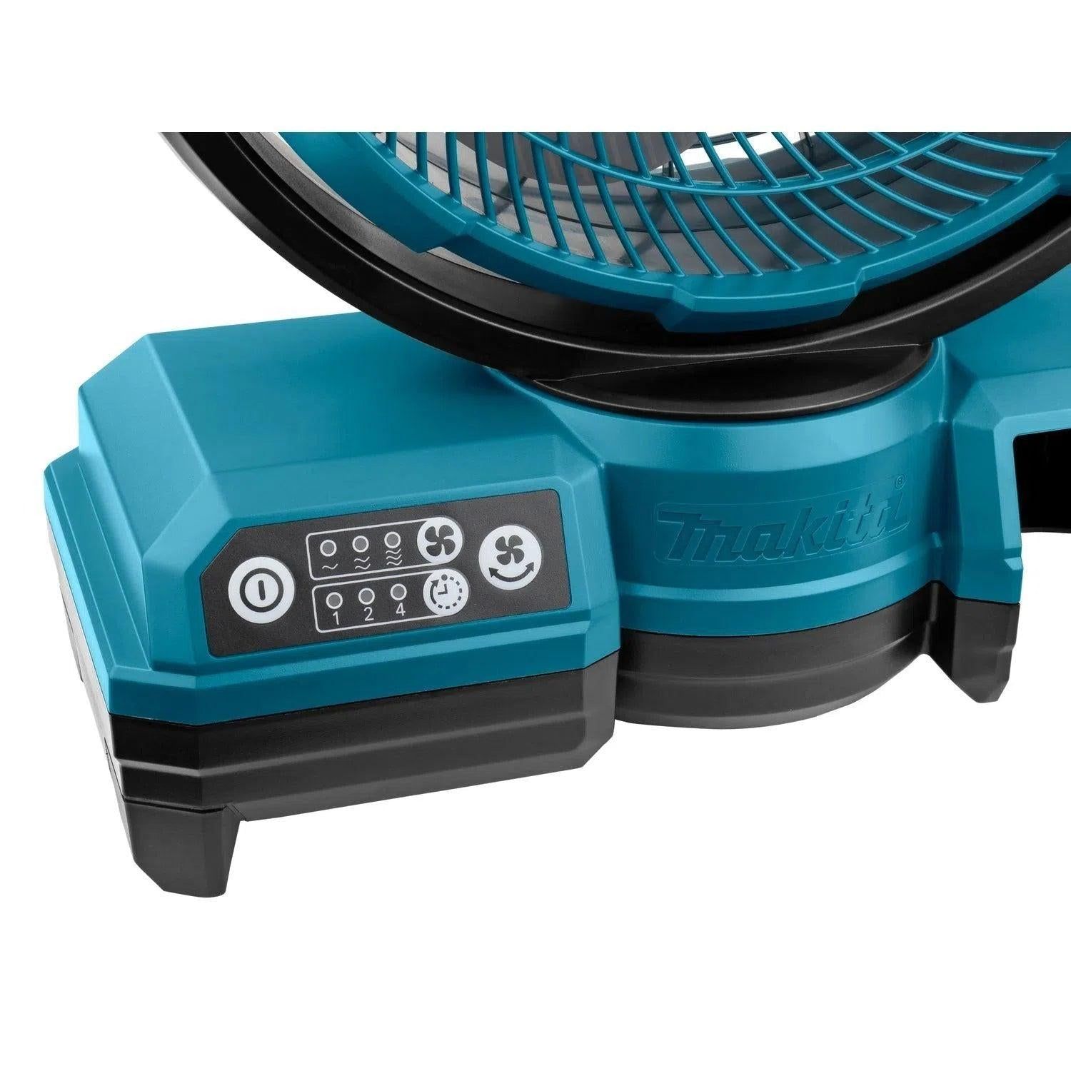 Makita DCF203Z Accu Ventilator met zwenkfunctie 14,4V / 18V Basic Body