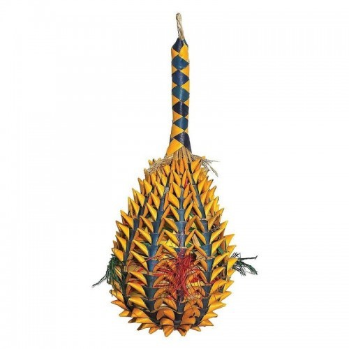 Brinquedo de abacaxi médio para papagaios, várias cores.