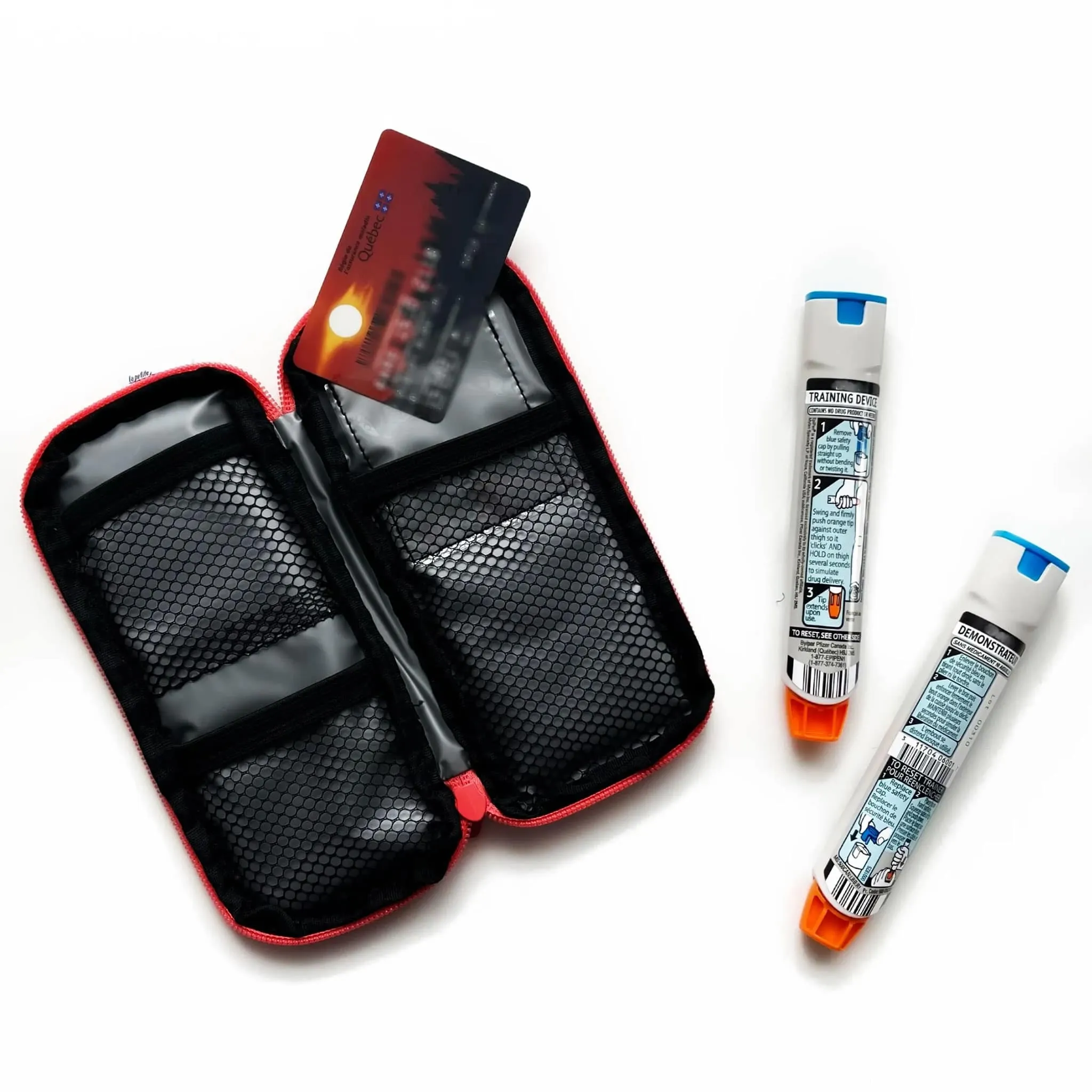 La Petite Trousse Pochette de Transport pour Auto-injecteur - Corail