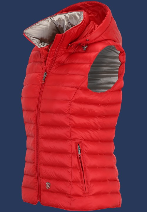 Italy Vest Hood MoShiHiTec, Red