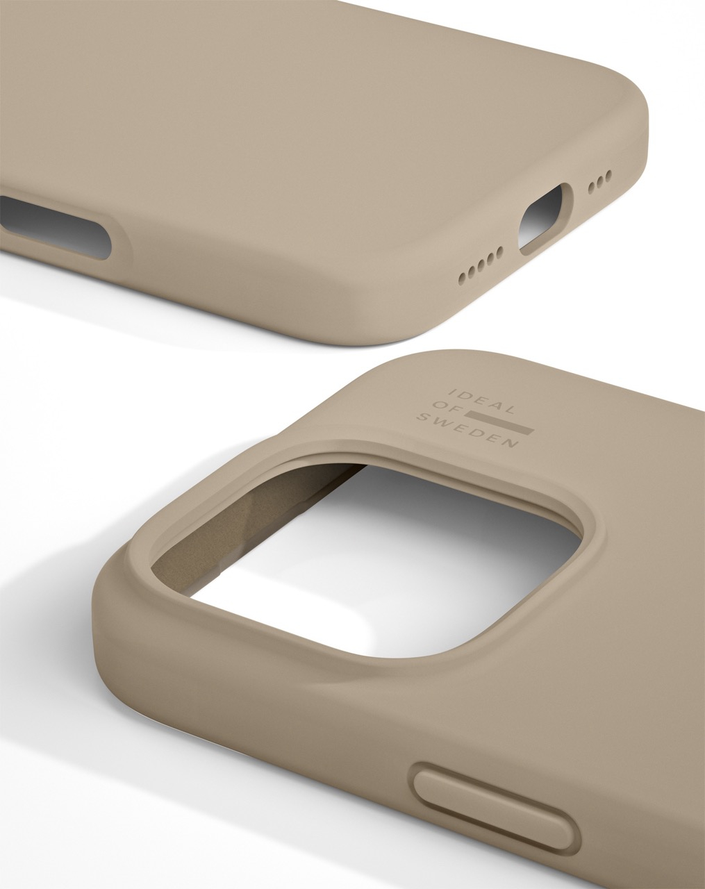 iPhone 16 Pro MagSafe Silikon Hülle Case Recycled (IDSICMS-I2461P-128) - Beige