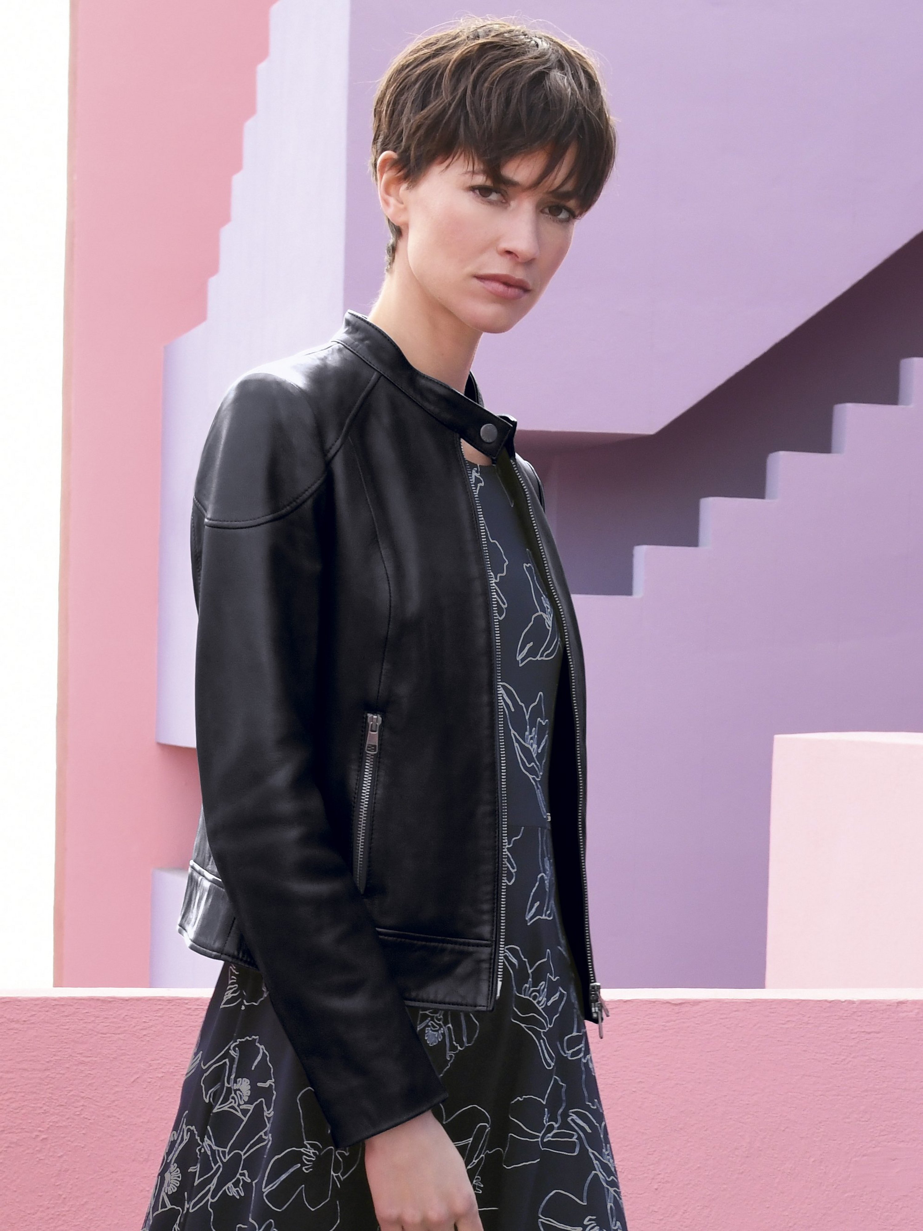 Lederjacke