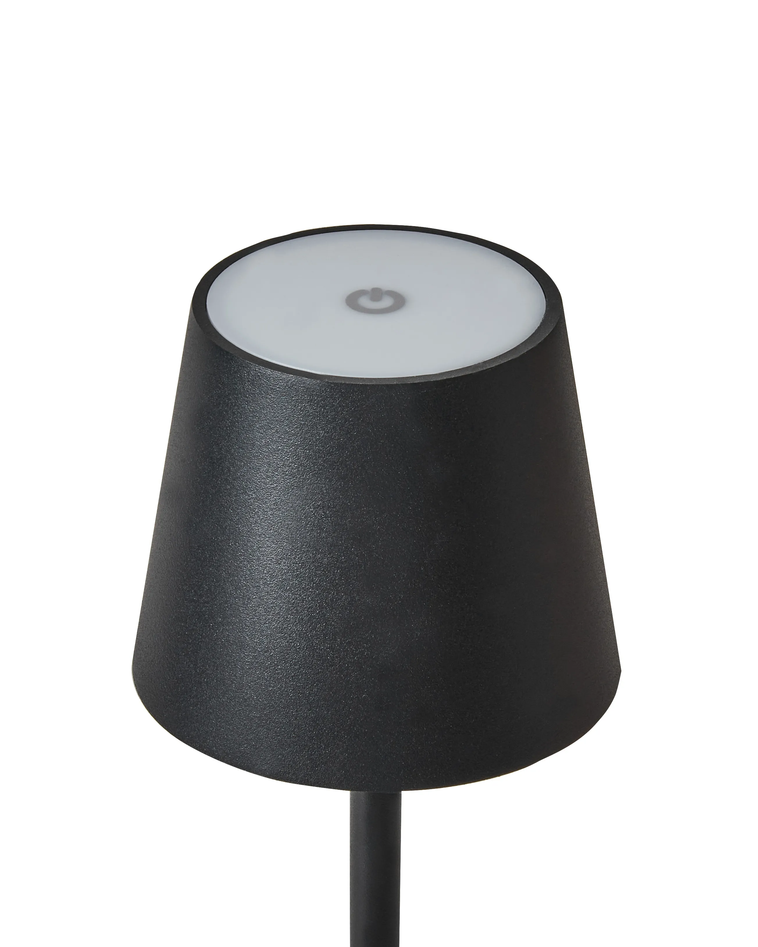LED draadloze tafellamp BACEIRO met dimmer Metaal Zwart