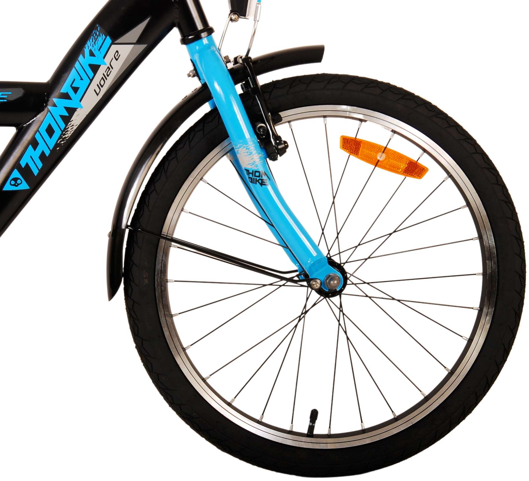 Kinderfahrrad Thombike für Jungen 20 Zoll Kinderrad in Schwarz Blau