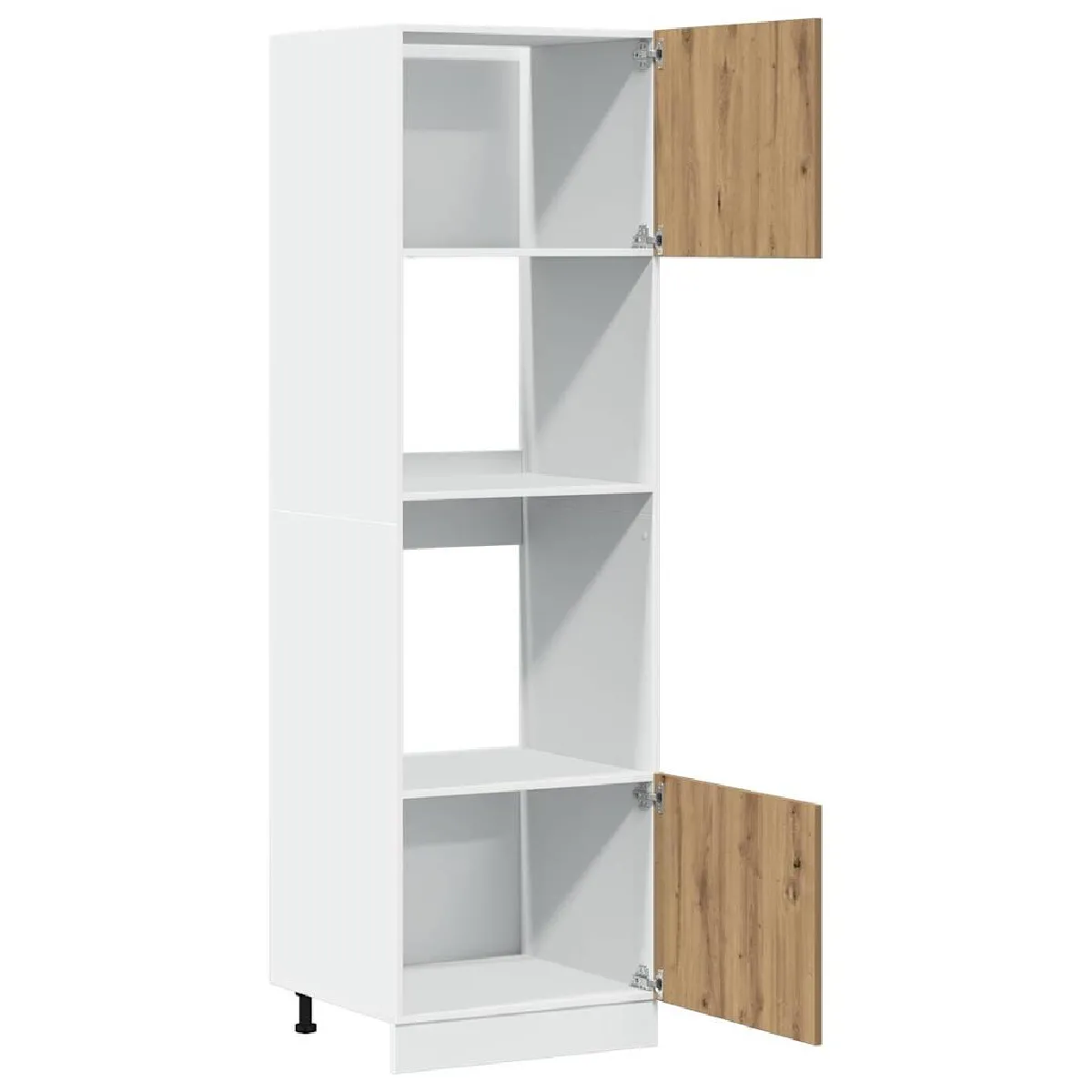 VidaXL Armoire à Micro-ondes - Chêne Artisanal