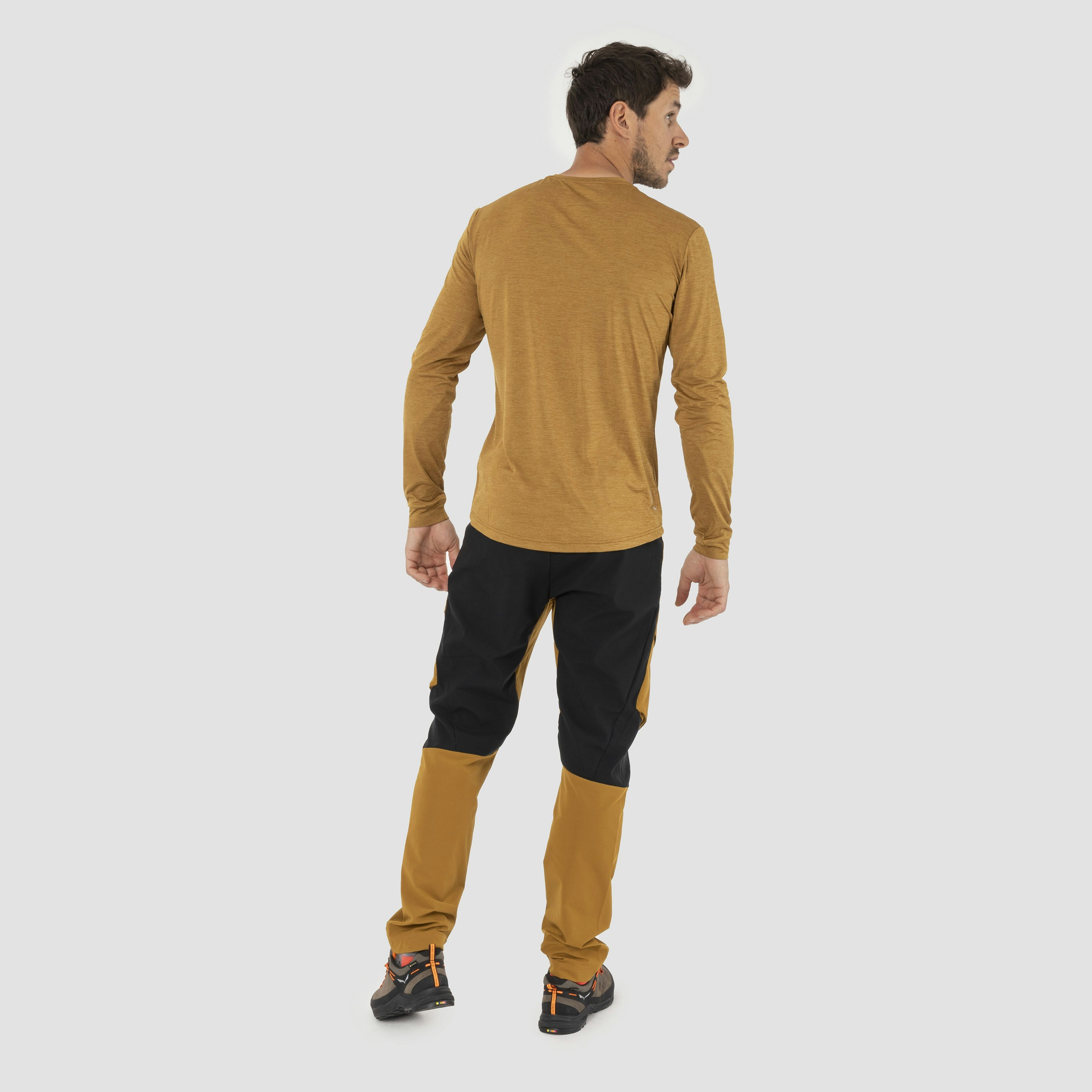 Puez Melange Dry’Ton Langarm T-Shirt Herren