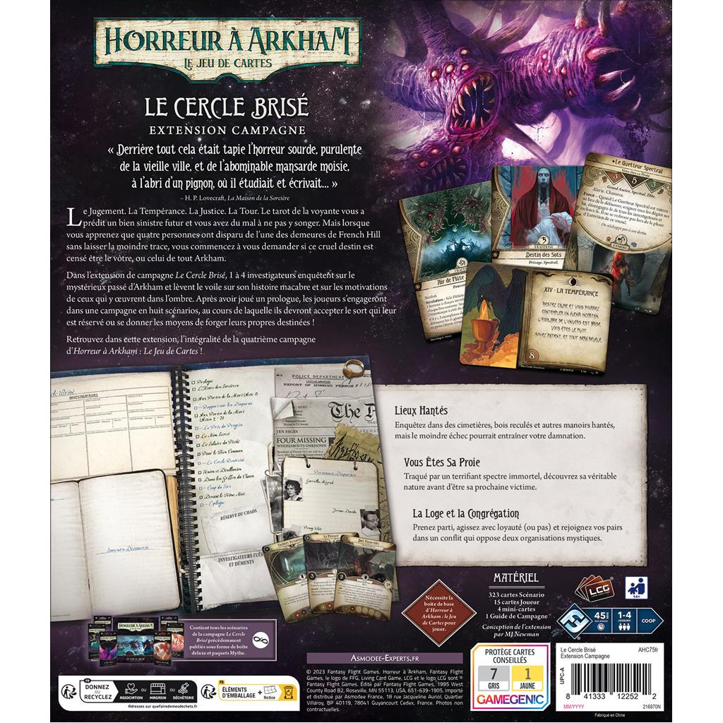Horreur à Arkham : Le Jeu de Cartes - Le Cercle Brisé (Campagne)