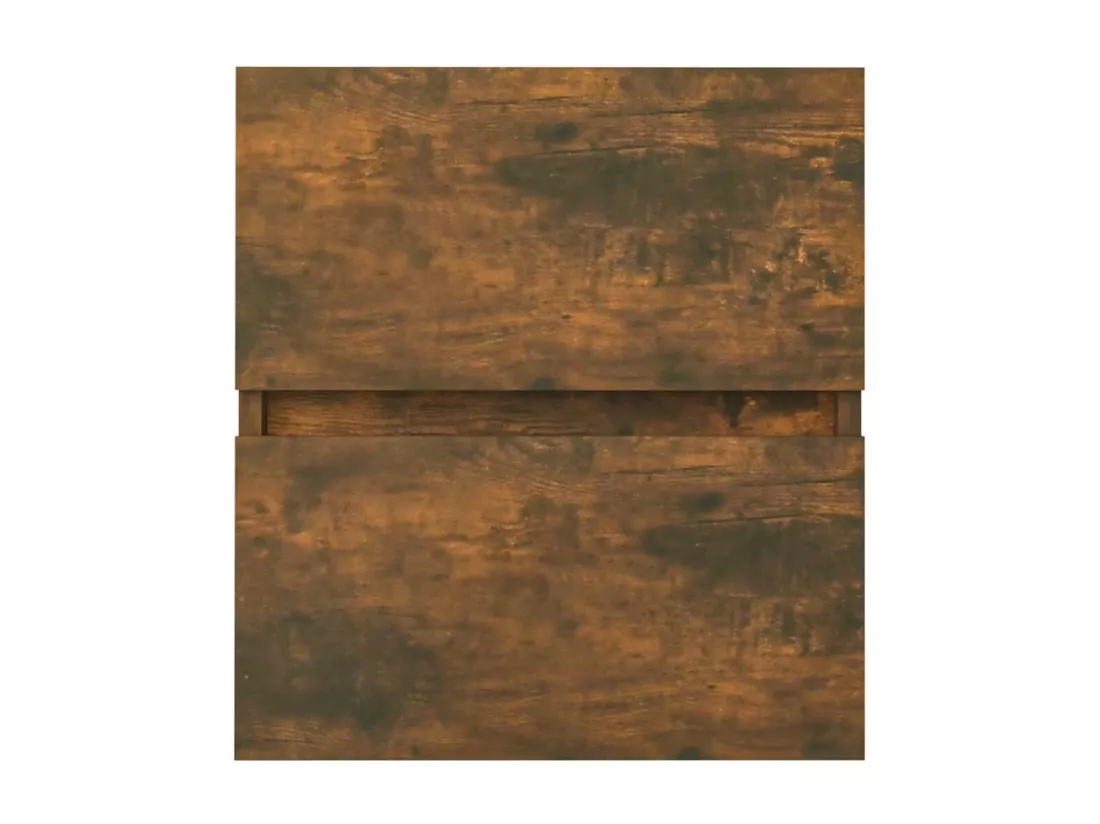Armoire d'évier Chêne fumé 41x38,5x45 cm Bois d'ingénierie