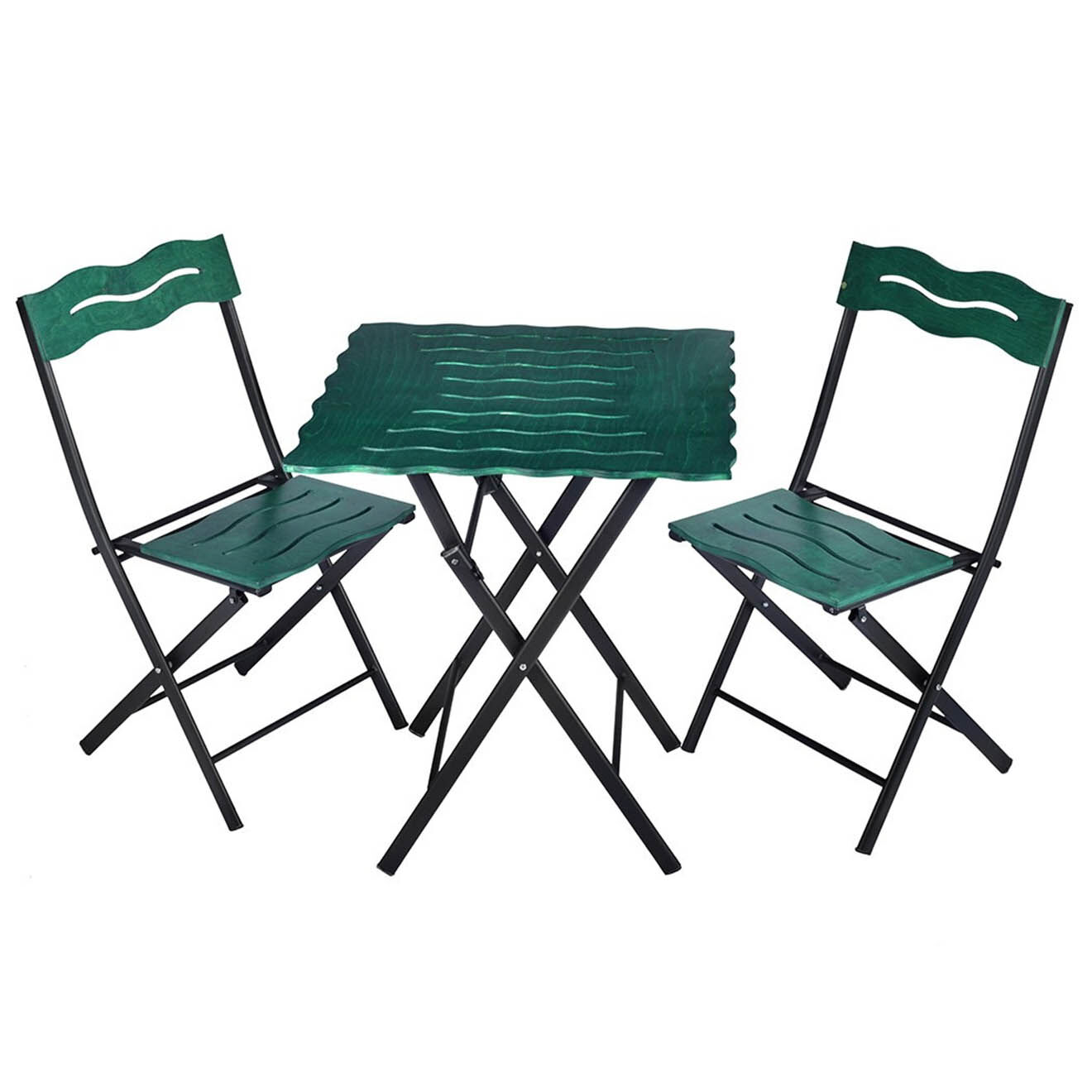 Sunny Garden Ensemble de jardin 2 personnes vert