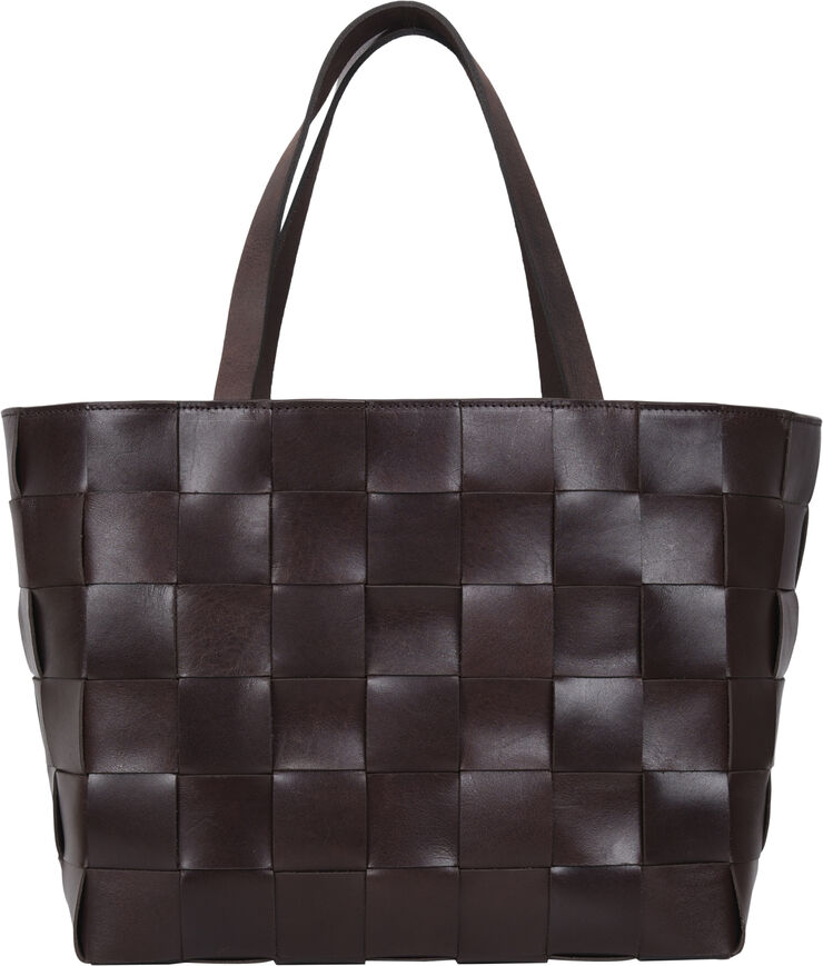 ADAX Limona shopper Meike Mørkebrun