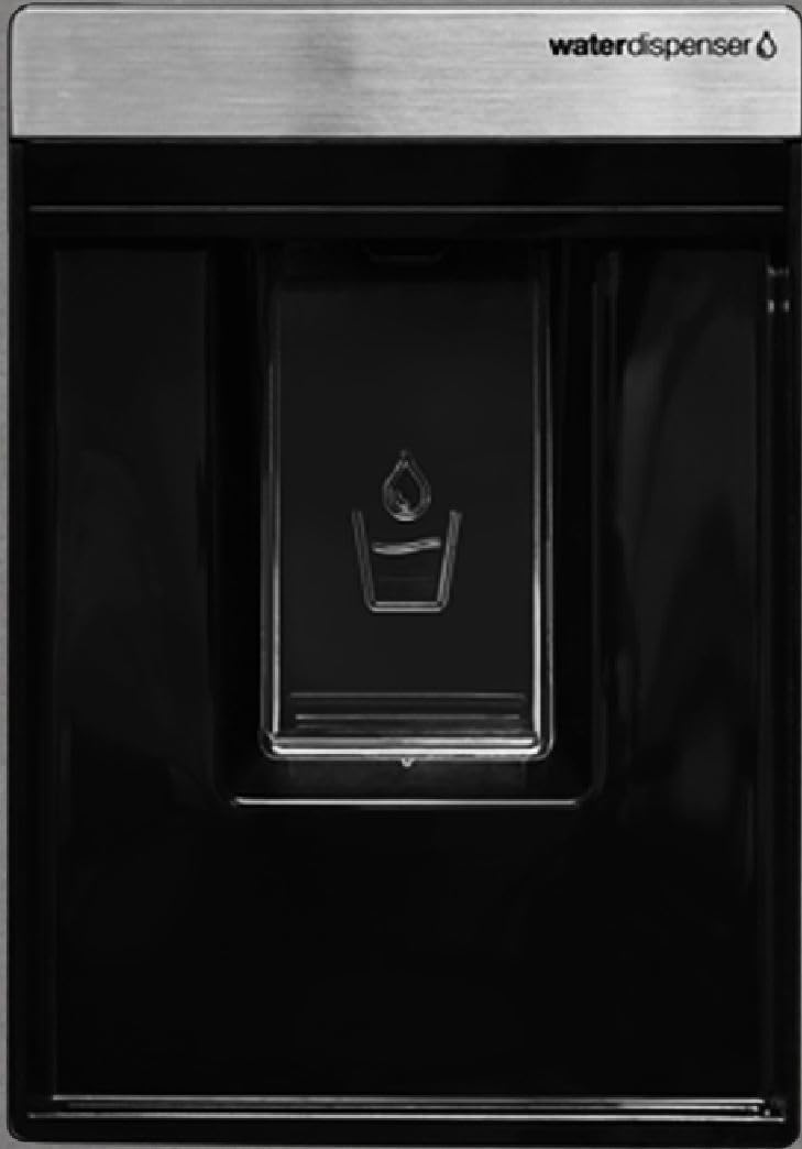 SHARP SJ-NFA35IHDBD-EU Side by Side Kühl-Gefrierkombination, EEK D, AdvancedNoFrost, Wasserspender, Twist-Ice-Maker, Inverter-Kompressor, Schwarz