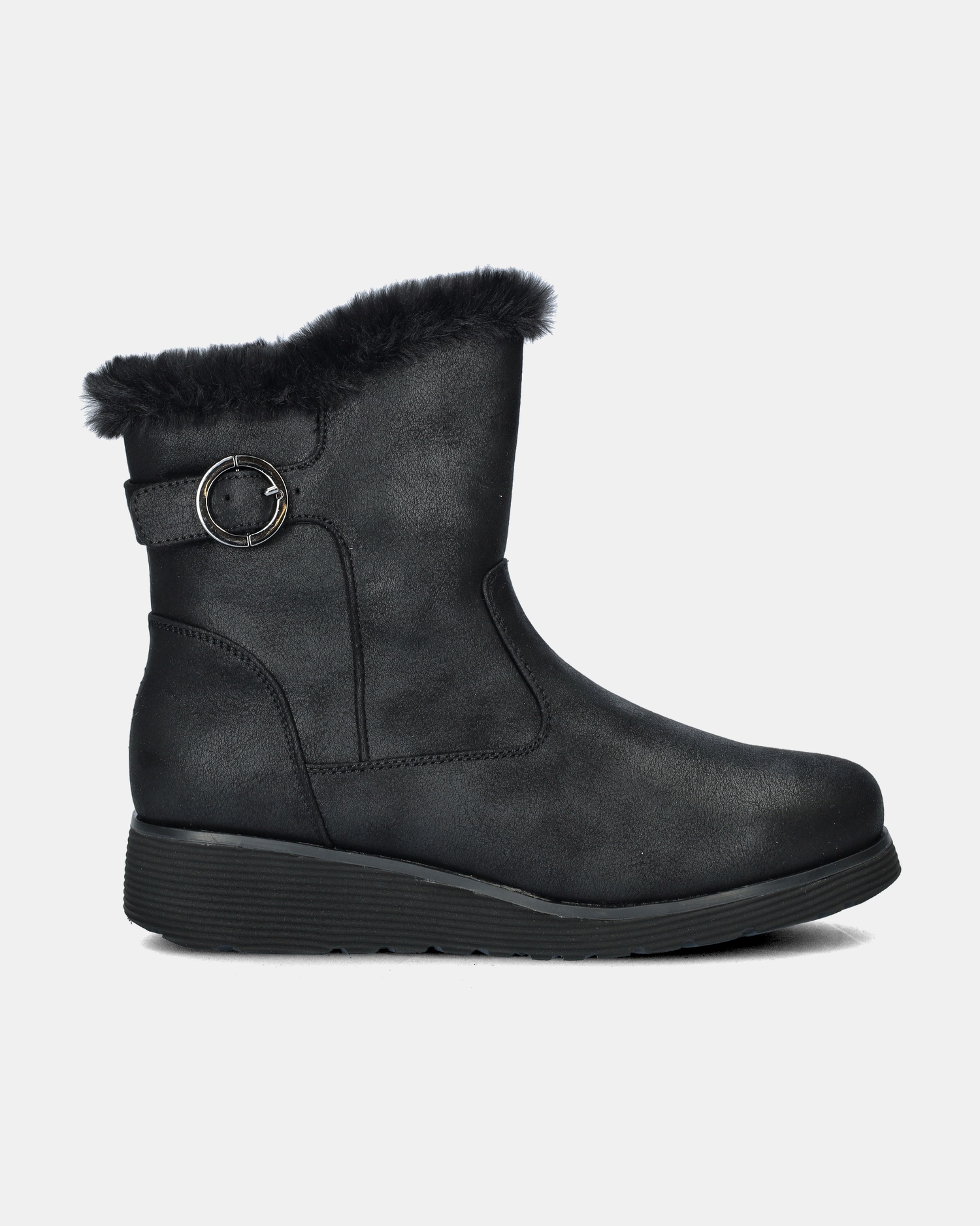 Skechers Keep Sake Wedge Gevoerde boots  - zwart