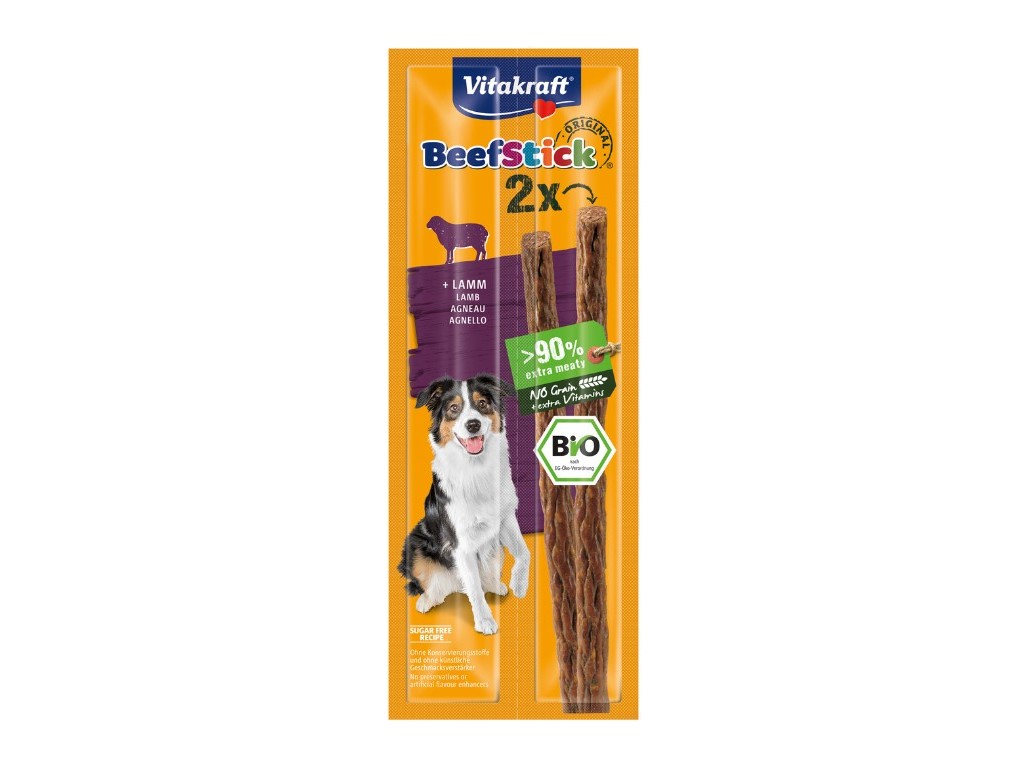 SNACK CÃO VITAKRAFT BIO BORREGO 2UN