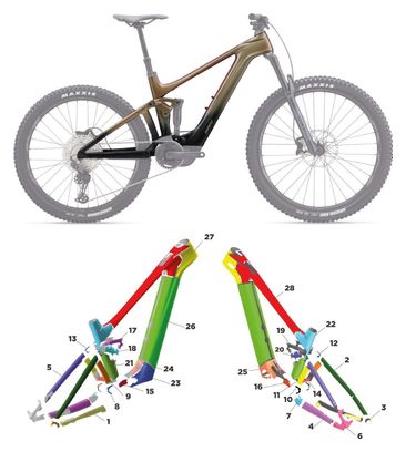 Giant Trance X Advanced E  Elite 3 - 2023 - M - Glossy