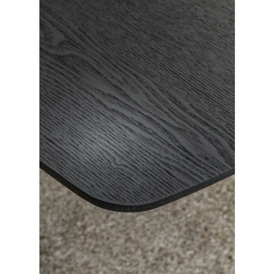 Eettafel Suzanne - zwart - 200x90 cm