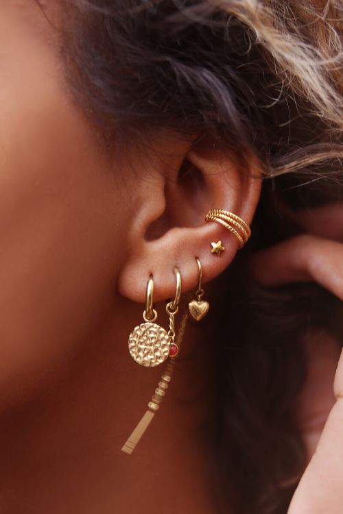 Ear cuff drie ringetjes