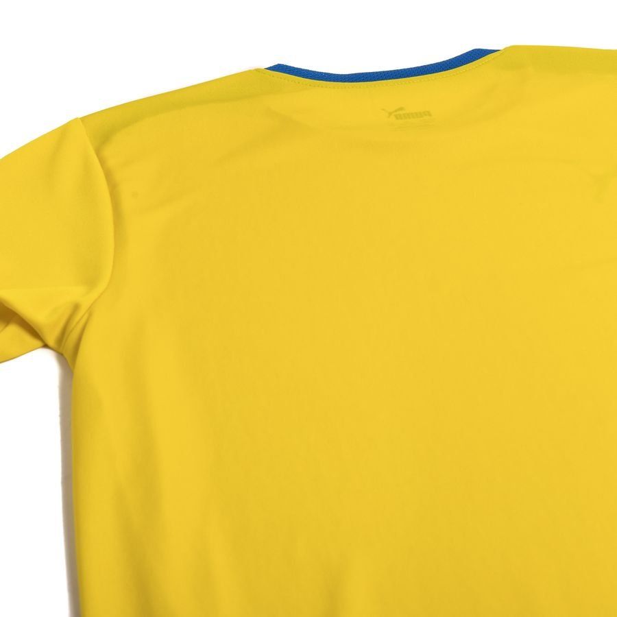 PUMA T-shirt d'Entraînement teamLIGA - Jaune/Bleu Enfant