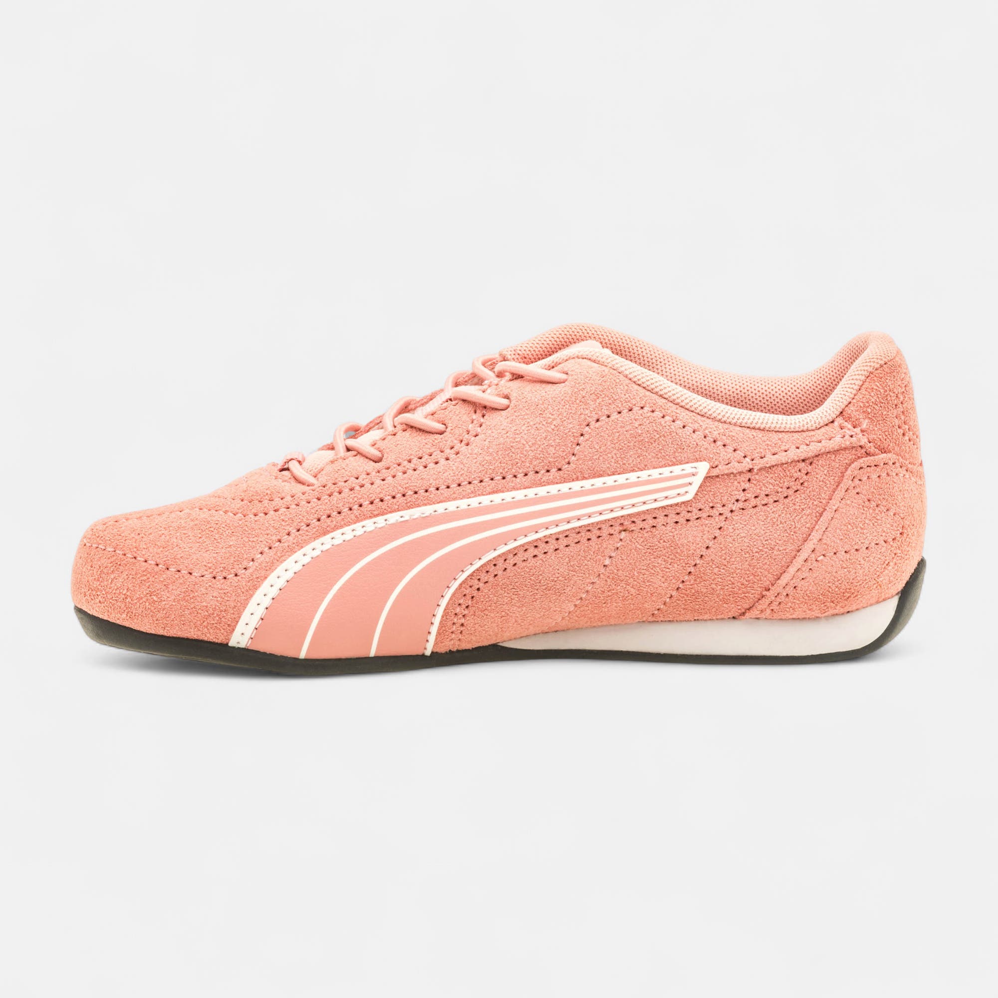 Sneakers Fille en cuir rose