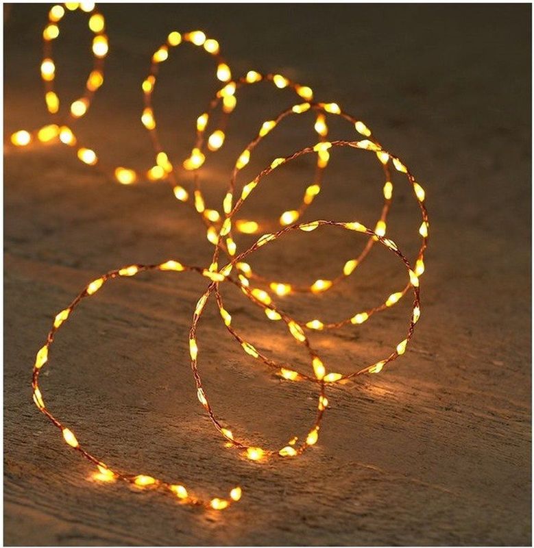Koper Draadverlichting Classic - 330 LED Lampjes - 5 Meter - Warm Wit