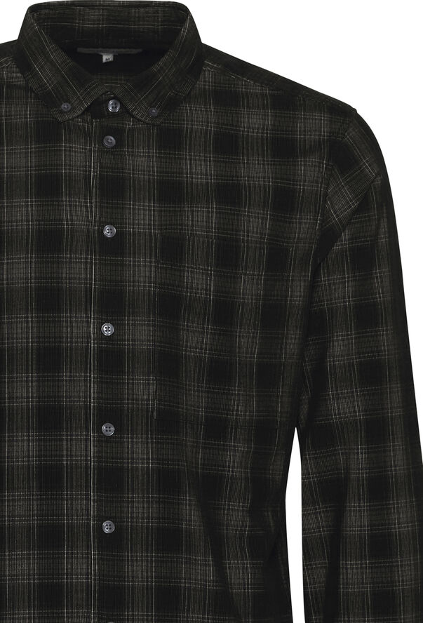 Casual Friday CFANTON LS BD checked corduroy shir Capulet olive