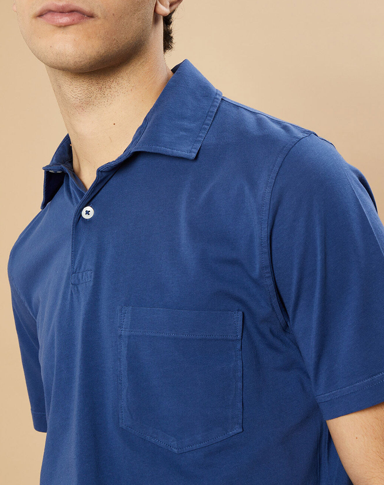 Hartford Polo Jersey worker bleu