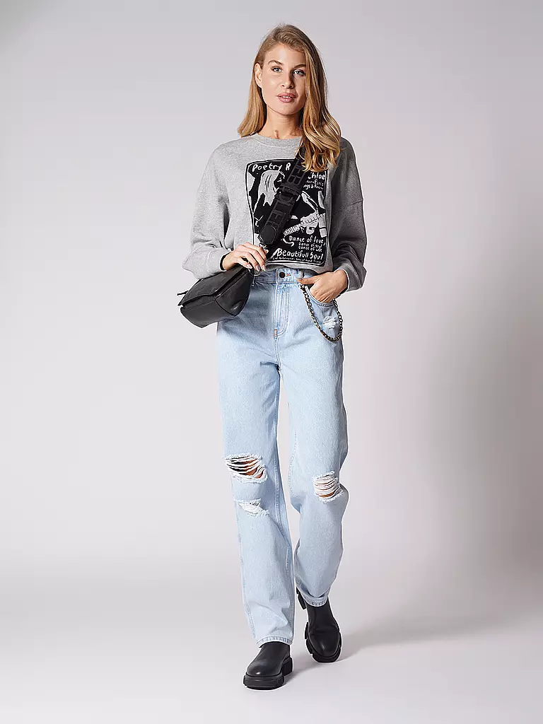 KARL KANI Jeans Boyfriend hellblau