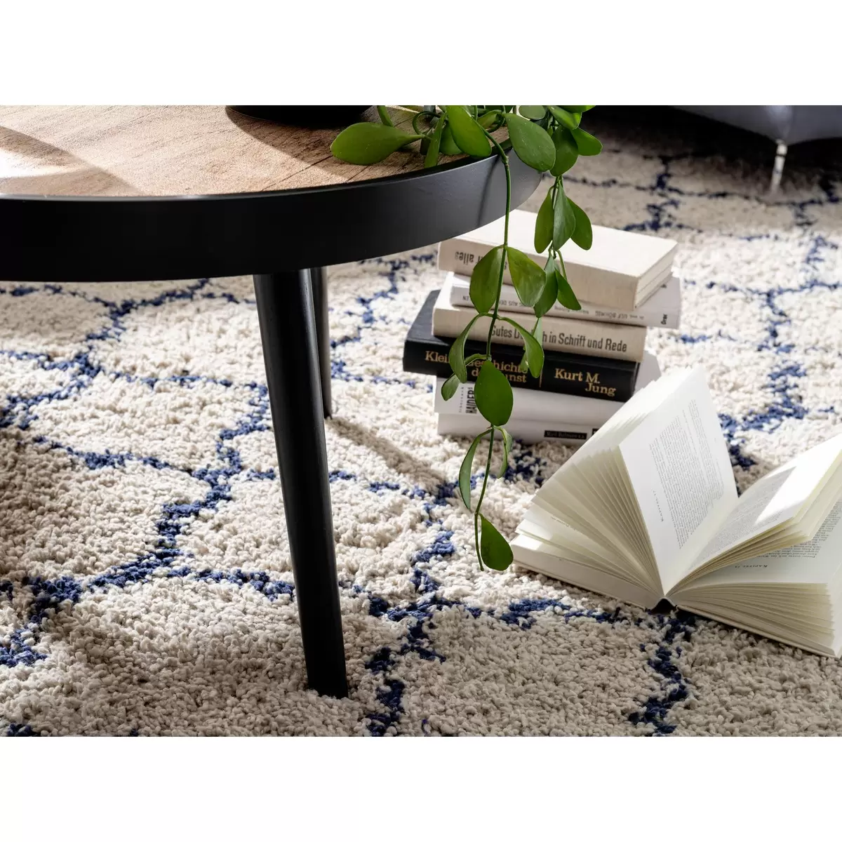 Couchtisch Valance braun,schwarz