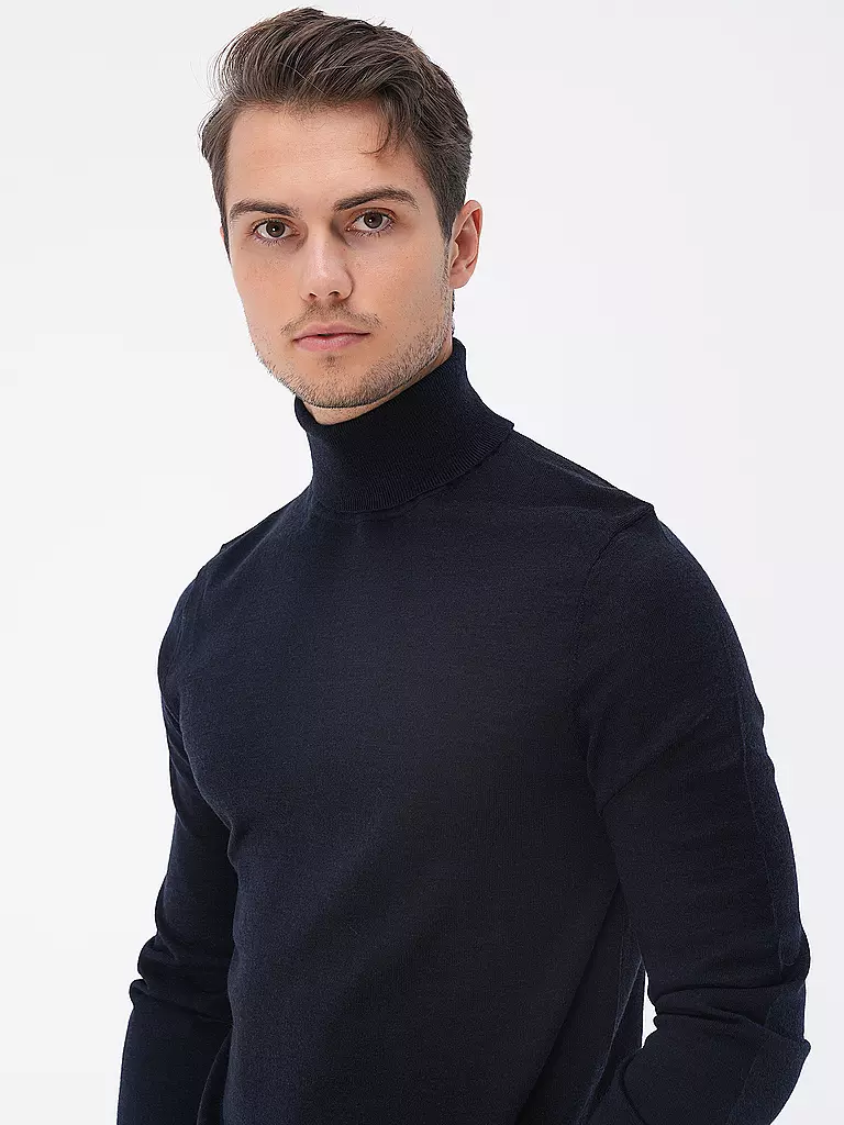 TIGER OF SWEDEN Rollkragenpullover NEVILE blau
