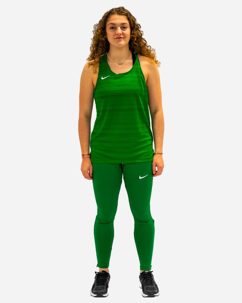 Débardeur de running Nike Stock Vert pour femme