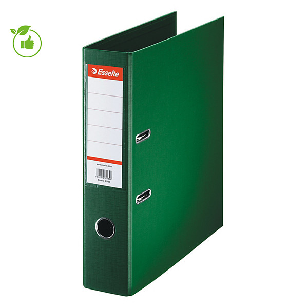 10 classeurs à levier Esselte coloris vert