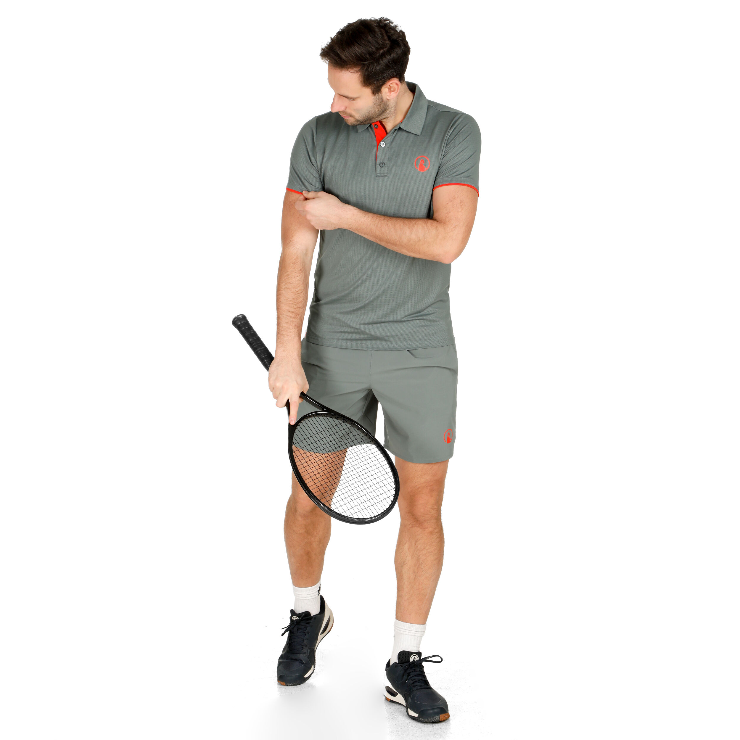 Quiet Please Slam Shorts Hommes - Sauge, Rouge