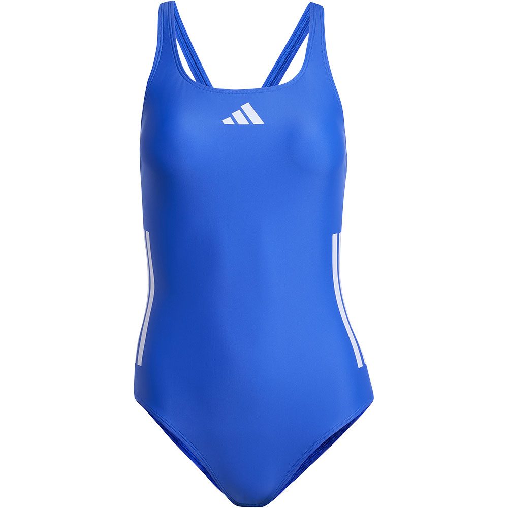 adidas 3-Streifen C-Back Badeanzug Damen semi lucid blue