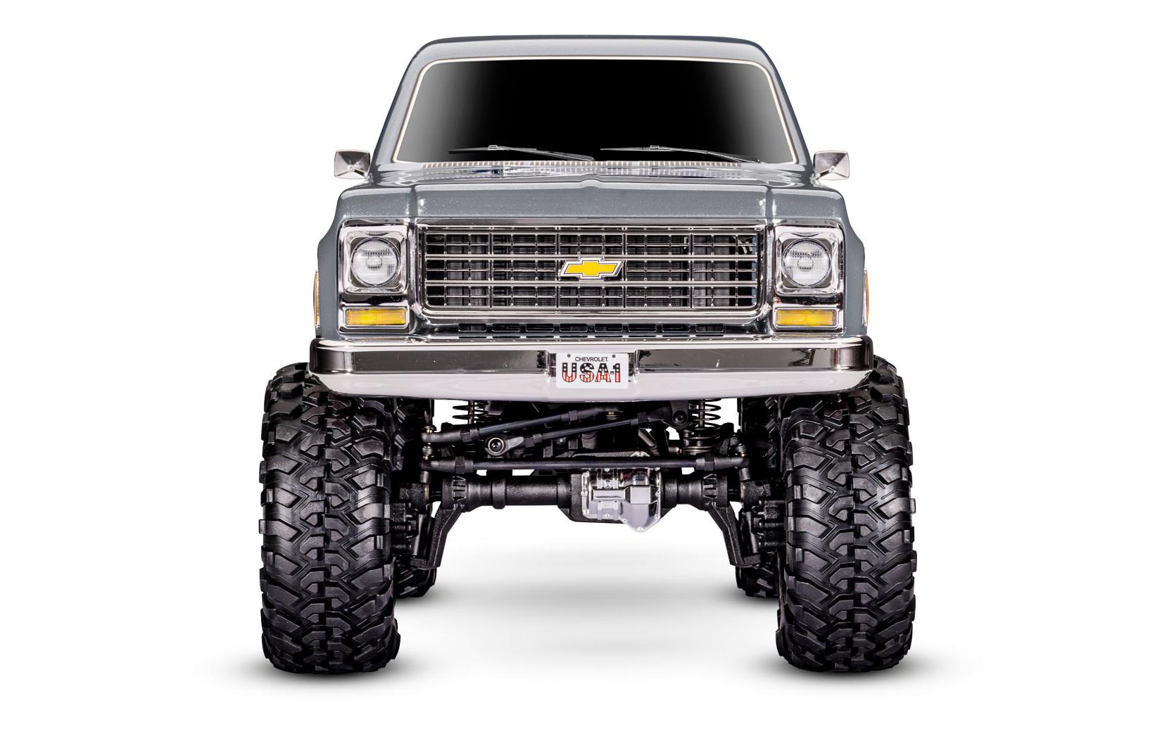 Scale Crawler TRX-4 Chevy K10 Silber ARTR, 1:10<br>Rockcrawler mit Chevrolet Squarebody Pickup Karosserie