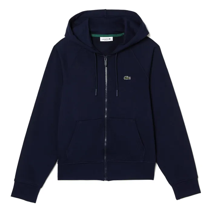 Lacoste Bio Cotton Fleece Hooded Vest Dames