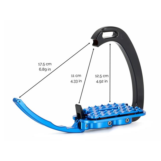 Veiligheidsbeugels Tech Stirrups Venice Evo Plus Zwart-zwart