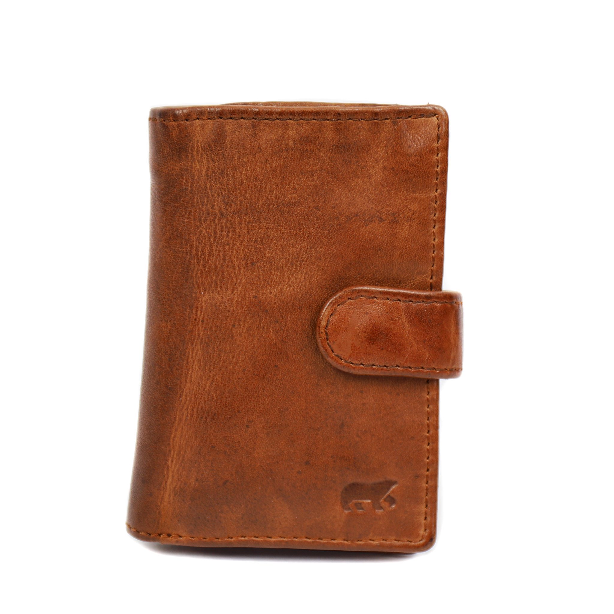 Bear Design Cow Lavato Pasjesmap Vic RFID Cognac CL527