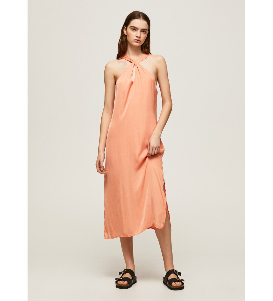 Vestido laranja Casey da Pepe Jeans