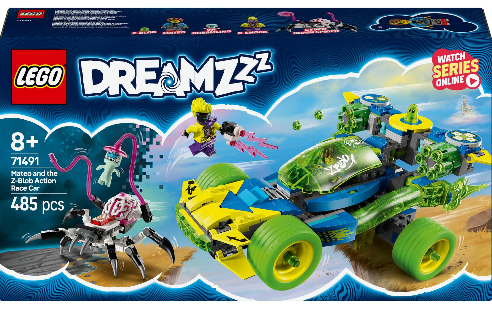 DreamZzz Mateo mit dem Z-Blob Rennwagen 71491Lego Fahrzeugset