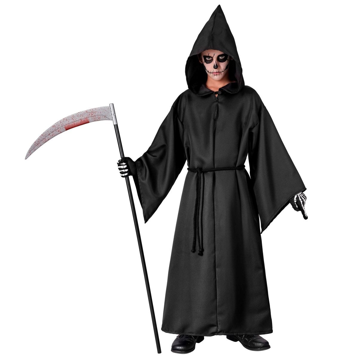 Halloween Kostuum Zwart Kind Magere Hein