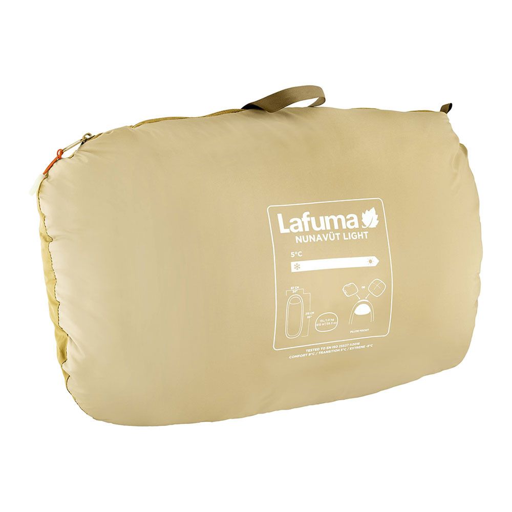 Lafuma NUNAVUT ORGALIG 9°C - Sac de couchage sesame