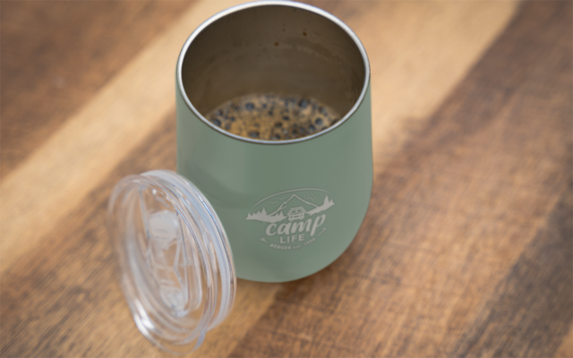 Camplife Edelstahl Thermo-Trinkbecher mit Deckel 360 ml