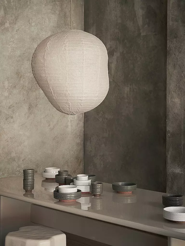 FERM LIVING Lampenschirm KURBIS 60 Natural creme